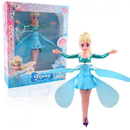 Princess Flying Fairy Doll Shinning LED Lighting Flying Fairy Toy Flying Doll