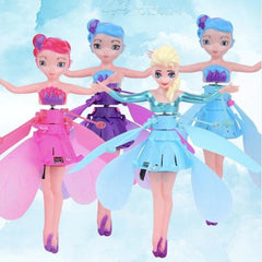 Princess Flying Fairy Doll Shinning LED Lighting Flying Fairy Toy Flying Doll