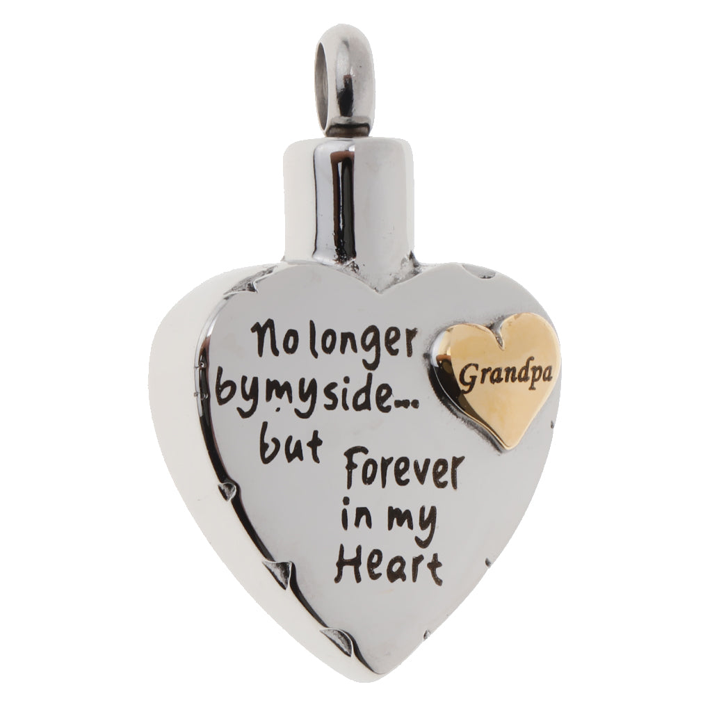 No Longer by My Side Heart in Heart Necklace