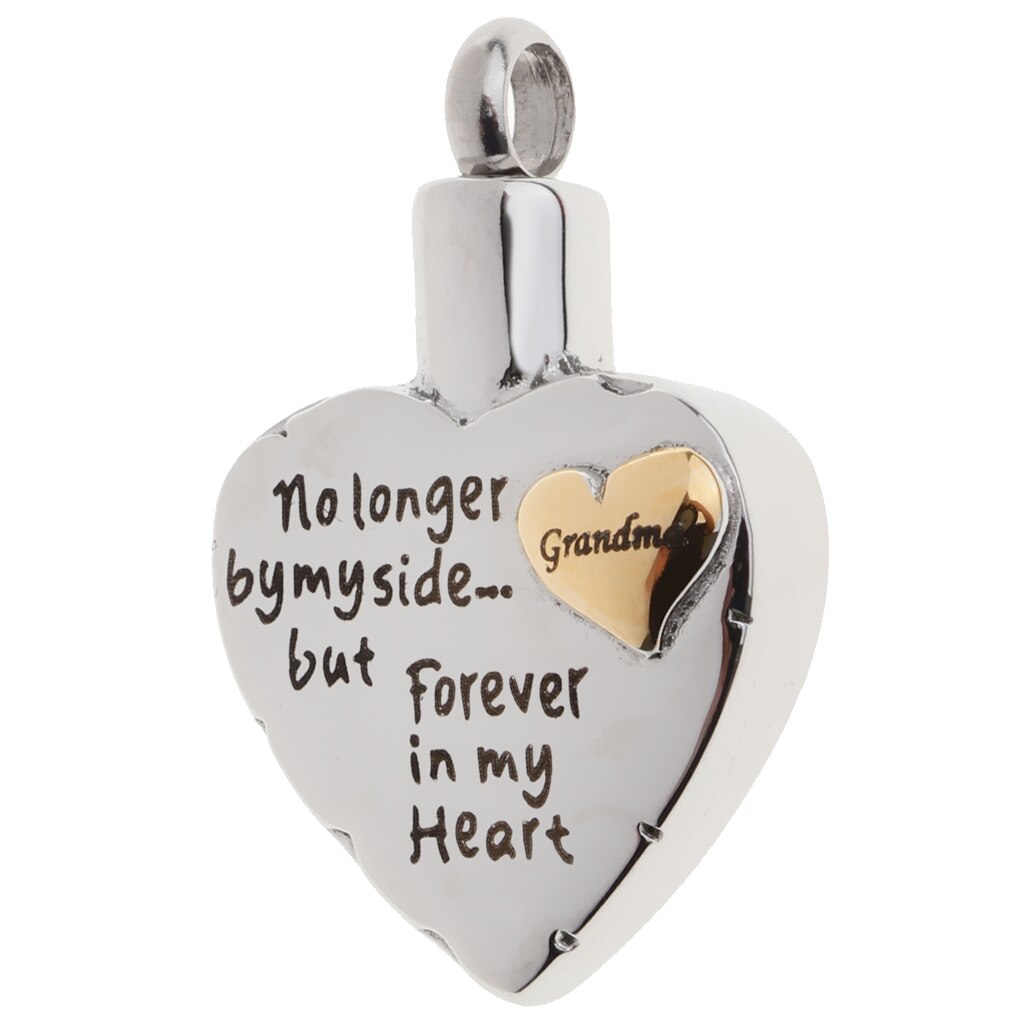 No Longer by My Side Heart in Heart Necklace