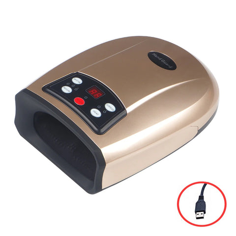 Heated Hand Massager for Arthritis Physiotherapy Equipment Pressotherapy Palm Massage Device Air Compression Finger Massager