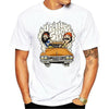Image of Cheech And Chong Up In Smoke Film T Shirt Black Cotton T Shirt For Men And Women