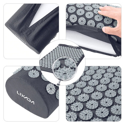 Home Gym Acupressure Mat and Pillow Set Heaven Mat with Bag and Spike Balls