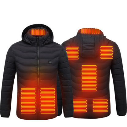 Heated Electric Warming Jacket Coat Fleece Work Body Battery Heating Apparel for Men and Women