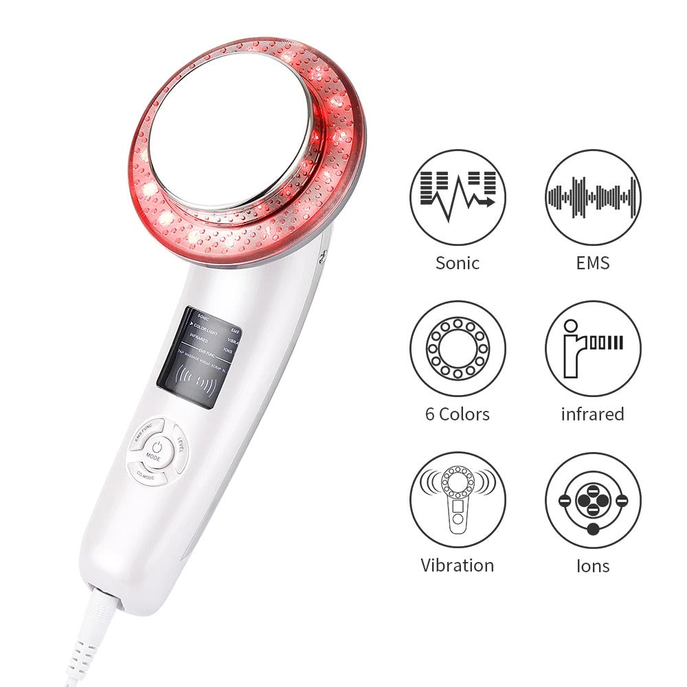 6 In1 EMS Ultrasonic Cavitation device Fat Burning Machine Face Lifting Body Slimming Machine