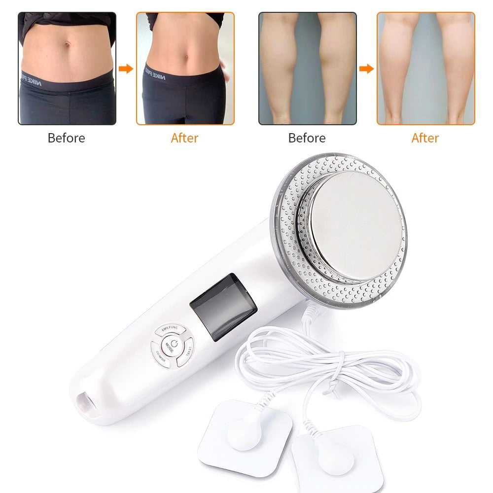 6 In1 EMS Ultrasonic Cavitation device Fat Burning Machine Face Lifting Body Slimming Machine