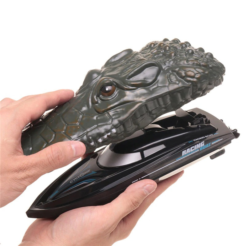 Crocodile Head Remote Control Boat Alligator Toys