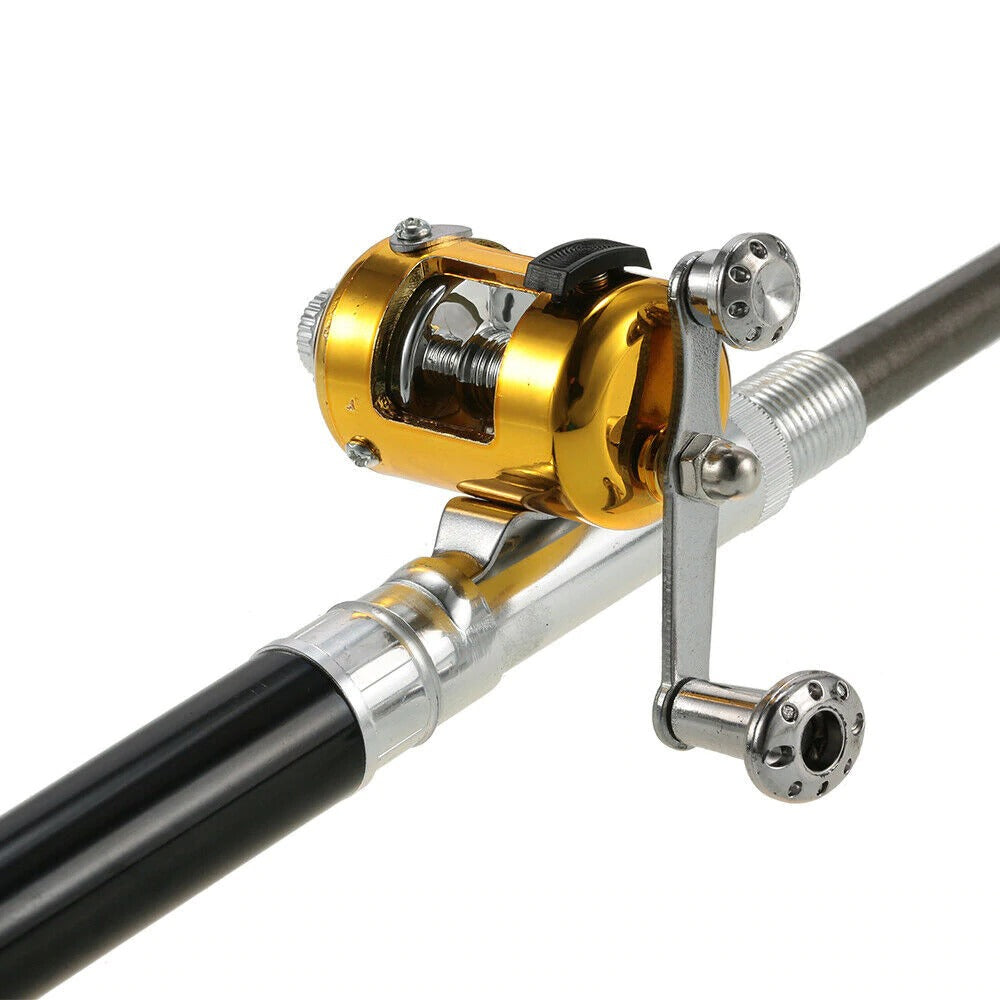 Mini Telescopic Pen Fishing Rod + Reel