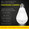 Image of Mini IP Camera 360 Degree LED Light 960P Wireless Panoramic bulb camera