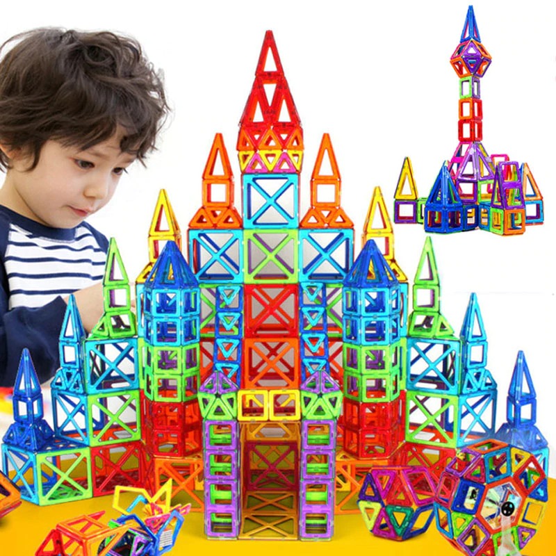 110pcs Mini Magnetic Blocks Designer Construction Set Model & Building Toy