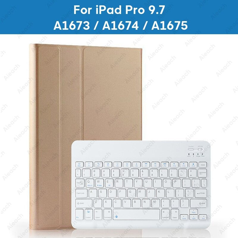 Backlit Keyboard iPad Case 360 Rotatable
