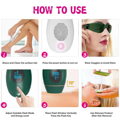 LED Electric Facial Hair Removal