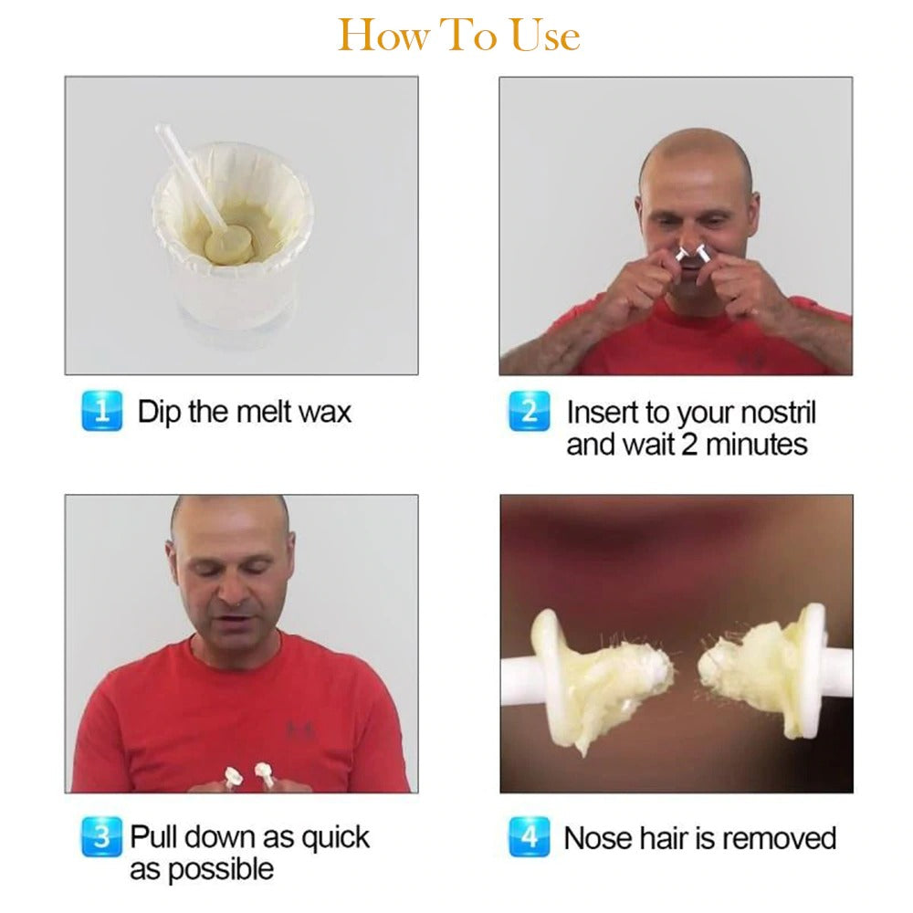 Brazilian Nose Hair Wax Kit For Men And Women