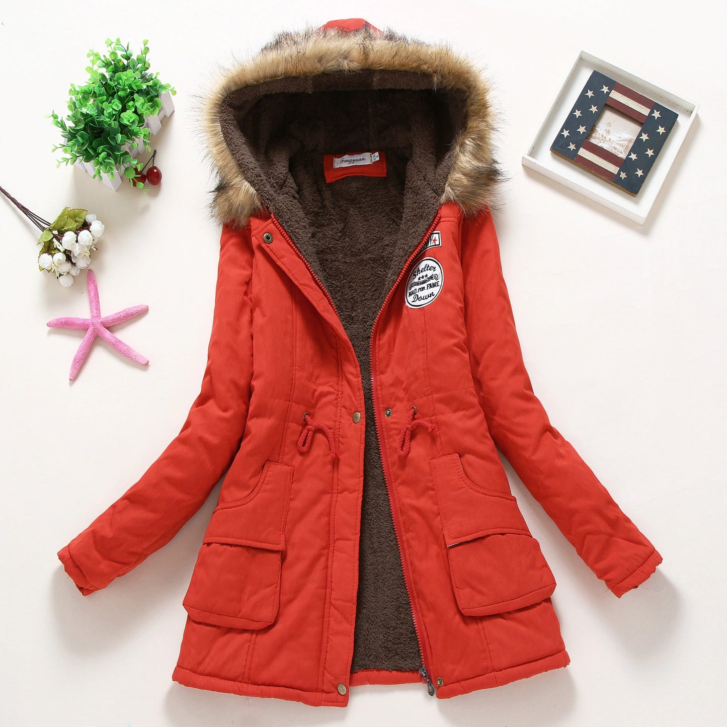 Winter Padded Coat Women Hooded Coat