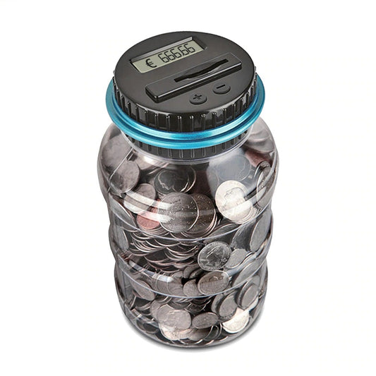 Digital LCD Counting Coin and Money Jar