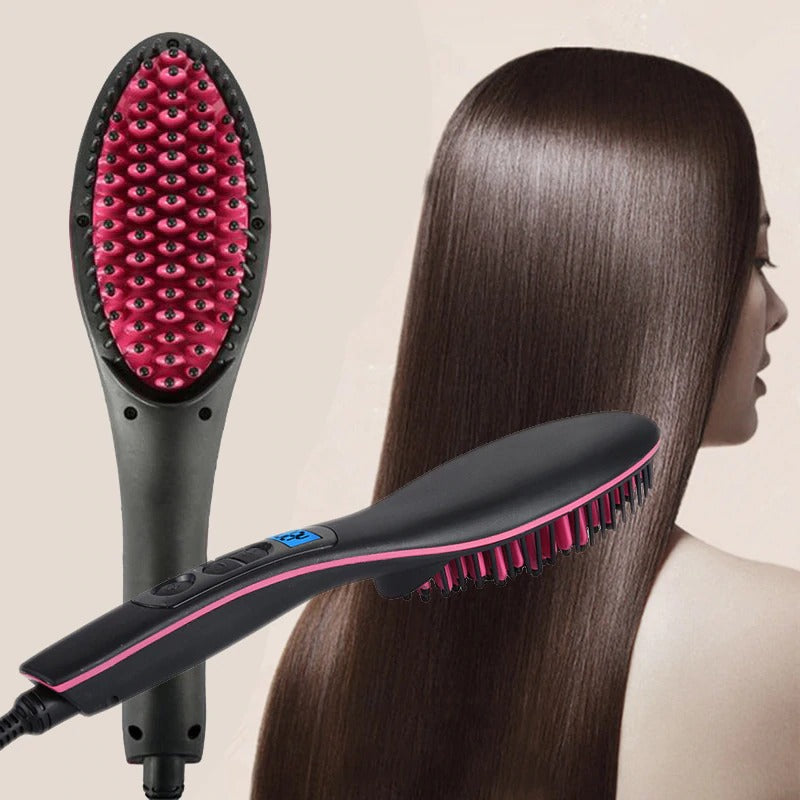 Electric Hot Comb Hair Straightener