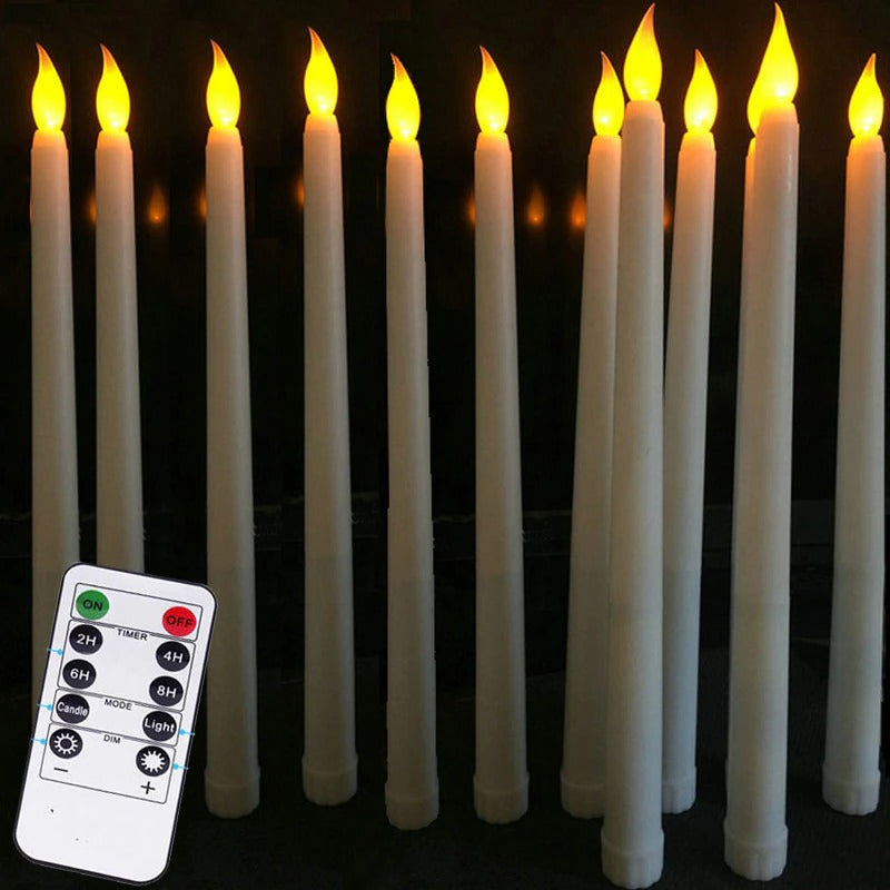 Pack of 12 Flameless Candles with Remote Control Battery Operated Candles Led Candles