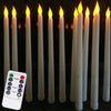 Image of Pack of 12 Flameless Candles with Remote Control Battery Operated Candles Led Candles
