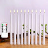 Image of Pack of 12 Flameless Candles with Remote Control Battery Operated Candles Led Candles
