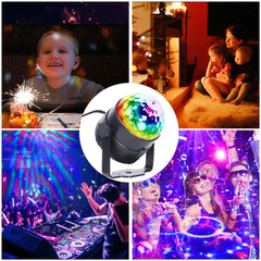 Sound Activated Laser Light Projector Rotating Disco Ball Led Light Projector RGB Light Projector