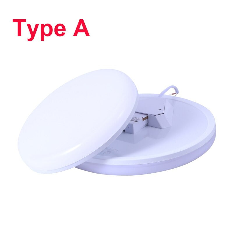 Dimmable Modern Minimalist LED Round Shaped Acrylic Flush Mount Ceiling Light