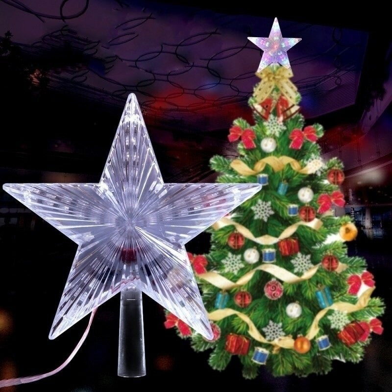 Color Changing Rotating Lighted Tree Toppers
