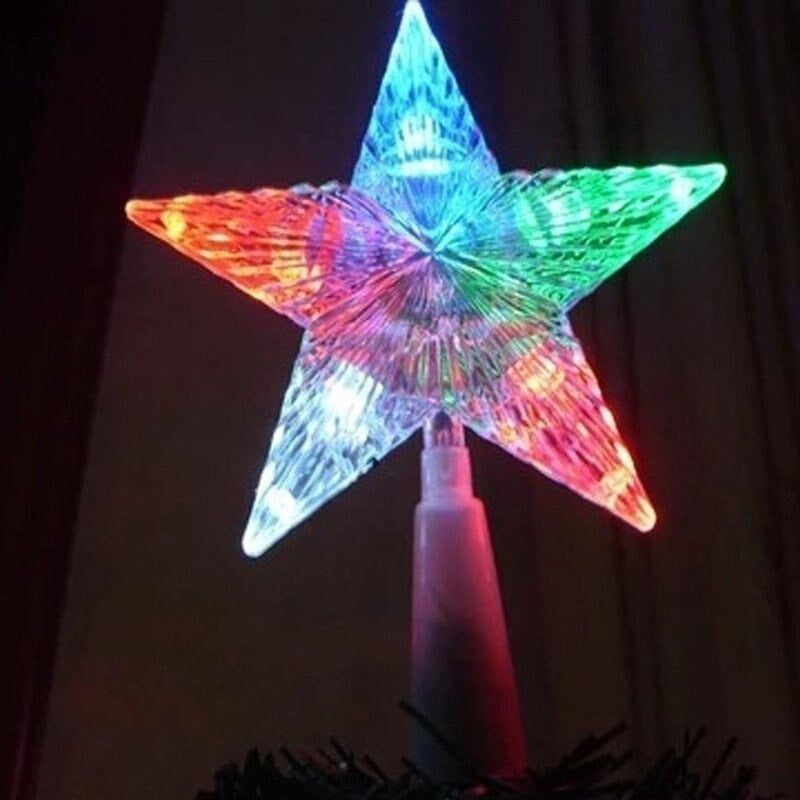 Color Changing Rotating Lighted Tree Toppers