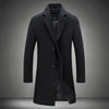 Image of Mens Coat Slim Fit Coat Casual