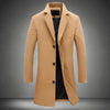 Image of Mens Coat Slim Fit Coat Casual