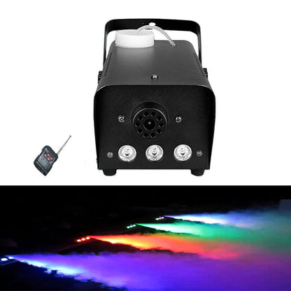 500W LED Fog Machine With RGB Lights Wireless Remote control