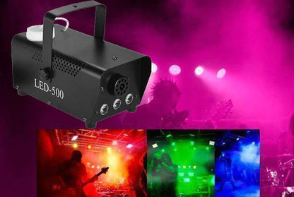 500W LED Fog Machine With RGB Lights Wireless Remote control