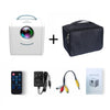 Image of LCD Micro Projector Mini Portable Projector with Built-in Speakers Mirror Micro Projector
