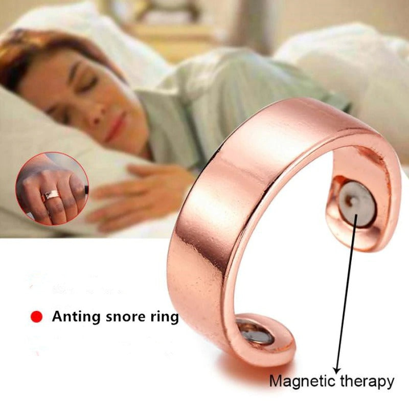 Anti Snoring Device Ring Magnetic Therapy Acupressure Treatment