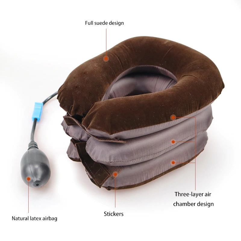 Cervical Traction Device Inflatable, inflatable neck pillow, Air Inflatable Rest Travel Pillow