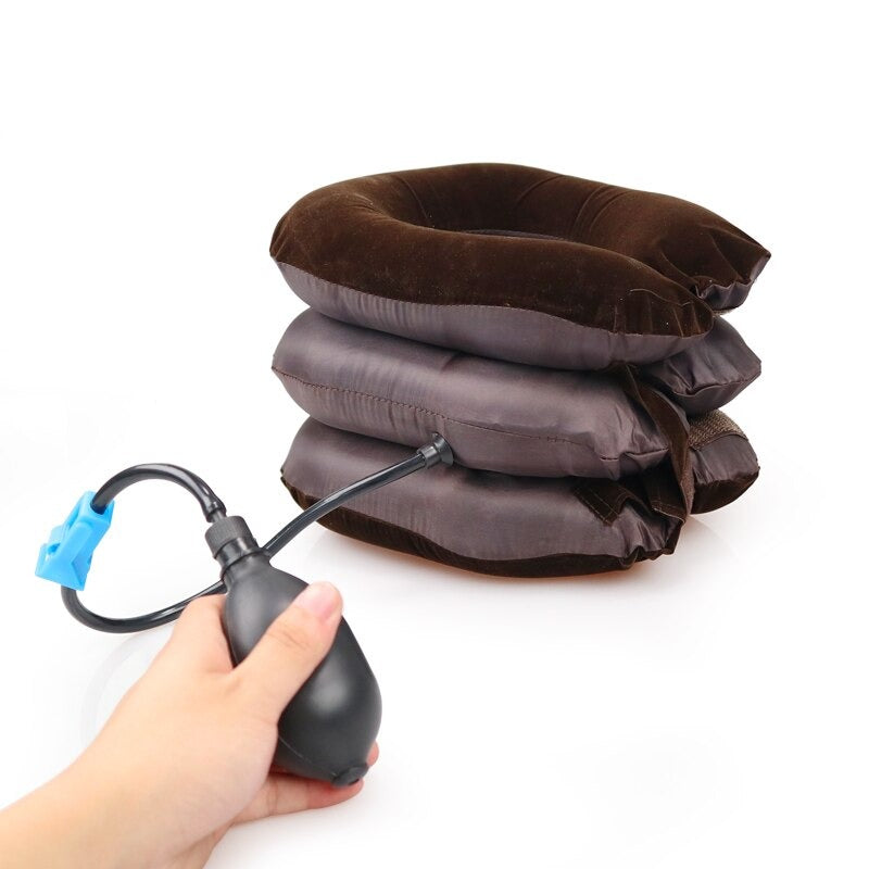 Cervical Traction Device Inflatable, inflatable neck pillow, Air Inflatable Rest Travel Pillow