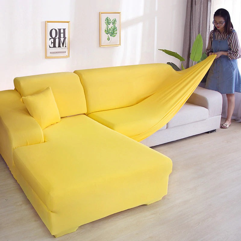 Solid Stretchable Sofa Covers differen sizes and colors