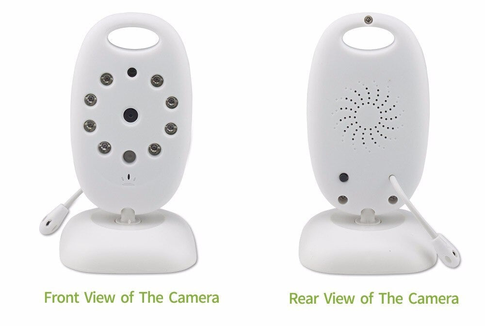 Video Baby Monitor 2.4" No Wi-Fi Needed Wireless Infrared Vision Camera 2-Way Audio Lullabies