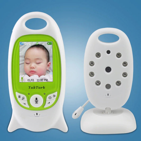 Video Baby Monitor 2.4" No Wi-Fi Needed Wireless Infrared Vision Camera 2-Way Audio Lullabies