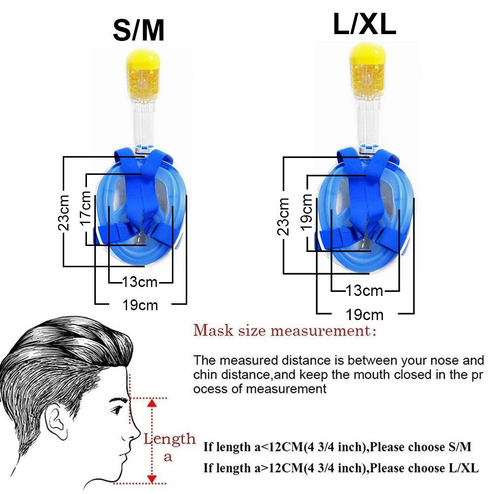 Full Face Snorkel Mask 2020