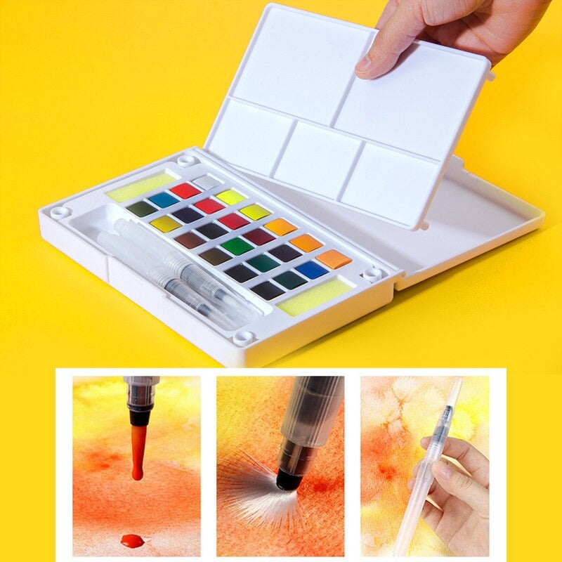 Foldable Watercolor Paint Set, Painting For Kids Himi Paints Art Kits For Kids