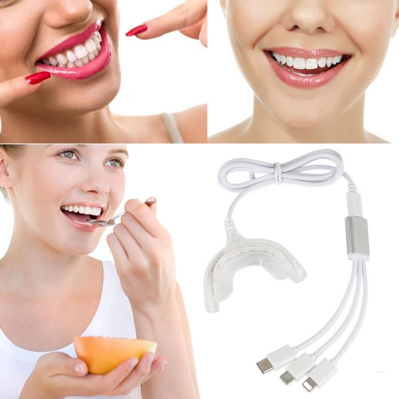 Teeth Whitening Kit LED Light with Teeth Whitening Gel