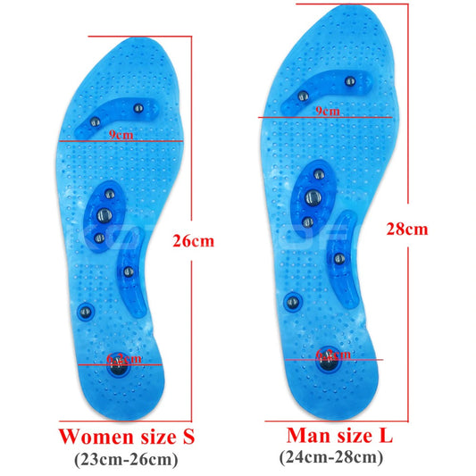 Acupressure Slimming Insoles, Small (Size 23cm to 26cm)