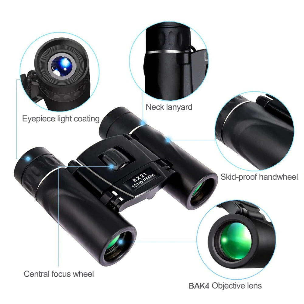 Professional High Powered Binoculars Bird Watching HD Portable Hunting