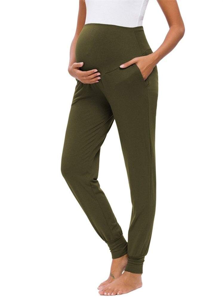 Lightweight Maternity Joggers with Pockets