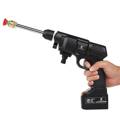 Portable Cordless High Pressure Handled Car Washer Gun