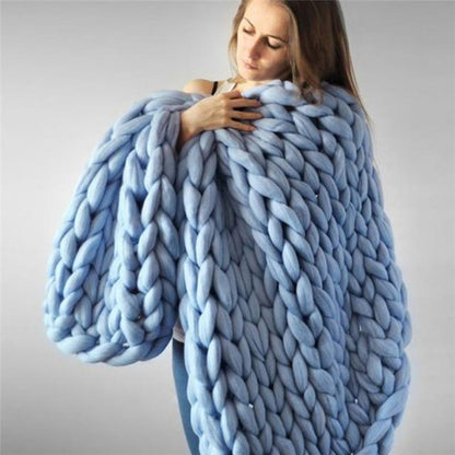 Handmade Chunky Knit Blanket