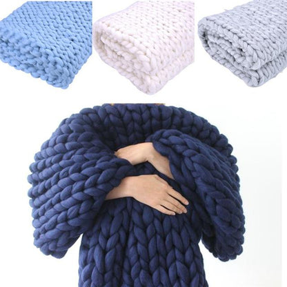 Handmade Chunky Knit Blanket