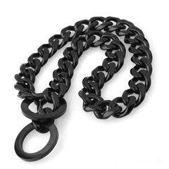 Big Hip Hop Chains Dog Collar 15mm
