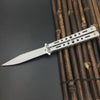 Image of 5Cr13Mov Stainless Steel knife  Butterfly Training Knife butterfly knife gaming tool knife dull tool no edge free shipping - Balma Home
