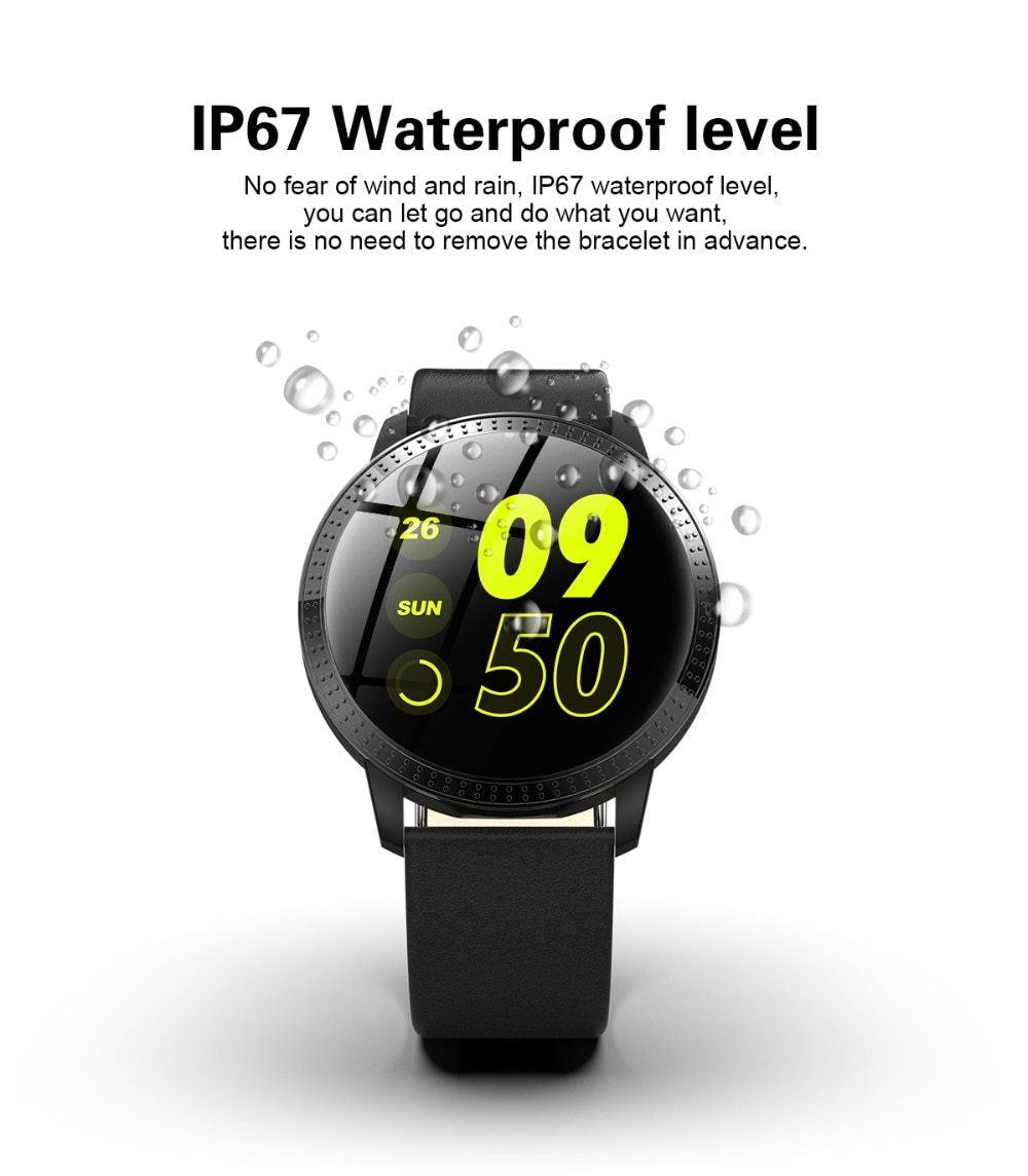 Women's Smart Watch Waterproof Fitness Heart Monitor Sport Smartwatch